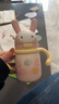 babycare兒童保溫杯嬰幼兒學(xué)飲寶寶吸管杯316L不銹鋼保溫杯幼兒園保溫水壺 贈直通吸嘴-把手款 歐珀粉 300ml 曬單實(shí)拍圖