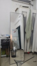 全品屋穿衣鏡全身鏡落地鏡掛門服裝店試衣鏡壁掛鏡掛穿一體簡約北歐風(fēng) 【圓角】赫本黑160*50cm 送貨上門 曬單實(shí)拍圖