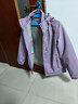 皮爾卡丹（pierre cardin）輕奢高檔沖鋒外套女冬季新款加絨加厚中年短款戶(hù)外運動(dòng)跑步開(kāi)衫潮 香芋紫 【單外套】 加絨 XL (110-125斤) 曬單實(shí)拍圖