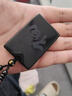 優(yōu)格麗天然黑曜石平安無(wú)事牌吊墜本命年護身符轉運掛件男女款項鏈禮物 黑曜石無(wú)事牌小號【繩鏈款】50*30*7mm 曬單實(shí)拍圖