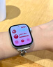 添賦適用蘋(píng)果手表iwatch S11/10/9小蠻腰水滴表帶AppleWatchS8/Ultra2金屬手鐲s7/6/5/4/3/SE替換表帶 星光色 38/40/41/42mm小表盤(pán)通用 曬單實(shí)拍圖