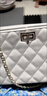 酷奇袋鼠包包女包2025七夕法國小眾時(shí)尚菱格鏈條包in洋氣百搭斜挎大包 米白(優(yōu)質(zhì)版) 曬單實(shí)拍圖