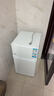 海爾（Haier）88升小冰箱冰箱雙開(kāi)門(mén)小戶(hù)型迷你家用租房宿舍辦公室節能省電BCD-88GHTMZ0WV家電國家補貼15% 曬單實(shí)拍圖