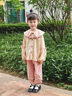 G.DUCKKIDS女童套裝春秋2025新款洋氣時(shí)髦寶寶春季韓版休閑網(wǎng)紅兒童襯衫春裝 粉色 120 cm 曬單實(shí)拍圖