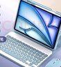 圖歐索適用iPad藍牙鍵盤(pán)保護套蘋(píng)果ipadpro11/air7/6鍵盤(pán)鼠標套裝8/9/10代mini4/5/air13平板全包保護殼 迷霧藍【標準版】觸屏筆+鍵盤(pán)+鼠標+保護套 iPad7/8/9代 曬單實(shí)拍圖