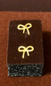 周大生黃金耳飾女足金蝴蝶結(jié)計(jì)價(jià)耳釘生日禮物送女友1.18g 曬單實(shí)拍圖