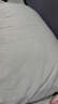 海瀾之家（HLA）枕頭纖維枕A類(lèi)家用升級立體頸椎枕成人睡覺(jué)專(zhuān)用親膚面料回彈枕芯 寶石綠-立體枕芯 中枕48*74cm一只裝/睡前高度17cm 曬單實(shí)拍圖