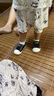 卡特兔寶寶學(xué)步鞋秋季童鞋幼兒園室內鞋女童帆布機能鞋男童布鞋X1CJ011 曬單實(shí)拍圖