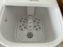美的（Midea）泡腳桶按摩足浴盆加熱自動(dòng)按摩洗腳盆泡腳盆理療恒溫高深桶教師節禮物送男女友ZL305極地白 曬單實(shí)拍圖