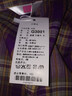 純棉格子襯衫女中年媽媽款時(shí)尚通勤顯瘦長(cháng)袖襯衣 紫色 2XL 126-135 曬單實(shí)拍圖