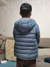 鴨鴨（YAYA）兒童羽絨服輕薄男女童裝秋冬男童小童中大童輕便冬裝外套D 霧霾藍 160 曬單實拍圖