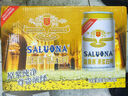薩羅娜（SALUONA）小麥原漿白啤酒 500ml*24聽(tīng)整箱裝 國產(chǎn)清澈型白啤 中秋送禮 曬單實(shí)拍圖