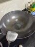 美菱（MeiLing）雙耳商用大鐵鍋章丘手工鍛打無(wú)涂層炒鍋熟鐵圓底燃氣爐炒菜鍋45cm 曬單實(shí)拍圖