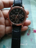【網(wǎng)紅爆款】商務(wù)腕表石英運動(dòng)表休閑皮帶男女手表 黑色 曬單實(shí)拍圖
