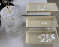 友來福水果盤高檔甜品臺(tái)架三層陶瓷客廳堅(jiān)果瓜子零食點(diǎn)心糖托盤干果籃盒 曬單實(shí)拍圖