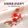 優(yōu)奇嬰兒衣服連體衣新生兒滿(mǎn)月白天哈衣寶寶周歲春秋純棉衣服外出 曬單實(shí)拍圖