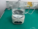 美的（Midea）花漾0膠水全玻璃全自動(dòng)養(yǎng)生壺 辦公室多功能煮茶壺 燒水壺恒溫電熱水壺煮茶器花茶壺1L YS10B101 曬單實(shí)拍圖