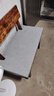 梓晨定制沙發(fā)海綿墊坐墊高密度海綿塊加厚椅墊飄窗墊沙發(fā)墊定做軟墊子 不起球仿棉麻-淺灰 50D-高密度海綿-（可承重160斤） 曬單實(shí)拍圖