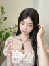 中國黃金（CHINA GOLD）和田碧玉吊墜女足金鑲玉大肚彌勒佛項鏈紀(jì)念日生日禮物送女友老婆 足金彌勒佛和田碧玉掛墜 曬單實拍圖