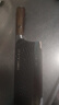 張小泉黑將pro不銹鋼錘紋廚房家用刀具 切菜刀 蘭頌斬切刀【京東限定】 曬單實(shí)拍圖