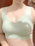 貓人內衣女小胸聚攏文胸無(wú)痕美背心式夏季薄款無(wú)鋼圈收副乳胸罩 【聚攏-無(wú)痕透氣】淺綠 L 【100-115斤   34/75ABC】 曬單實(shí)拍圖