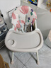 智貝寶寶餐椅可折疊便攜式可坐可躺嬰兒吃飯座椅兒童餐桌椅803-C沐粉 曬單實(shí)拍圖