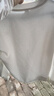 真維斯（JEANSWEST）衛衣男春秋純色休閑圓領(lǐng)長(cháng)袖t恤上衣學(xué)生青年大碼百搭衣服 曬單實(shí)拍圖