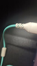 覓聲射手座游戲耳機頭戴式有線帶麥電競專用電腦耳麥三角洲行動3.5/usb接口虛擬7.1音效聲卡降噪麥克風 usb接口魔幻青-集成星云聲卡芯片 曬單實拍圖