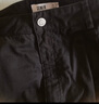 森馬（Semir）休閑褲女純棉打褶闊腿褲腰帶秋復古磨毛長(cháng)褲顯腿長(cháng)101524127005A 曬單實(shí)拍圖