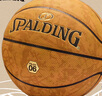 斯伯?。⊿PALDING）籃球飛行員06防塵吸濕十字型顆粒PU皮室內外通用7號成人青少年 曬單實(shí)拍圖