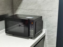 美的（Midea）家用變頻微波爐平板式易清潔 800W微波速熱 一鍵智能菜單 鉆石背板 微晶面板加熱20L（PM20M2） 曬單實(shí)拍圖