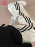 浪莎條紋運動(dòng)褲女春秋季高腰寬松百搭可兩穿束腳闊腿休閑衛褲 曬單實(shí)拍圖