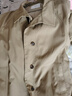 范思藍恩英倫設計感立領(lǐng)風(fēng)衣外套女2025秋裝撞色小個(gè)子休閑上衣女 卡其色長(cháng)款 S （尺碼偏大，建議往小拍） 曬單實(shí)拍圖