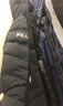 斐樂(lè )（FILA）女子長(cháng)款羽絨服冬季90%鵝絨長(cháng)袖保暖連帽運動(dòng)過(guò)膝開(kāi)衫外套上衣 深黑-BK L 曬單實(shí)拍圖