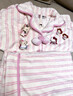 野獸派家居（tbh）三麗鷗Hello Kitty法蘭絨家居服套裝冬季可外穿睡衣女 Hello Kitty法蘭絨家居服 奶白條紋 XS 曬單實(shí)拍圖