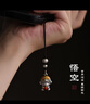 羅泰老銀匠999足銀孫悟空手機鏈掛件男女創(chuàng  )意神話(huà)周邊diy高檔包包鑰匙扣掛飾 孫悟空手機鏈 曬單實(shí)拍圖