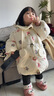 迪士尼寶寶女寶寶外套2小女孩0女童棉衣洋氣一歲4兒童羽絨棉服3小童棉襖 白色 80 曬單實(shí)拍圖
