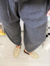 UNICA/松緊腰寬松舒適創(chuàng)新神褲康賽妮羊絨抽繩束口燈籠休閑褲長褲 【 碳燼灰 】100%山羊絨 L【現(xiàn)貨48小時發(fā)】 均碼 曬單實拍圖