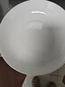 嘉蘭純白骨瓷碗單個(gè)家用飯碗大小號創(chuàng  )意歐式浮雕餐具碗碟陶瓷面碗 8英寸飯盤(pán) 曬單實(shí)拍圖