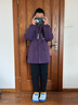 戴維貝拉（DAVE＆BELLA）2025冬裝新款女童棉服兩件套三防小男孩透濕棉衣中大童上衣童裝 深紫色【現貨】 160 cm（建議身高150-160cm） 曬單實(shí)拍圖