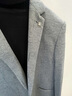 哈羅德保羅 HAROLD PAUL2025秋季新款外套男士潮流商務(wù)休閑小西裝 灰色 常規 XL 建議78-83kg（參考尺碼表） 曬單實(shí)拍圖