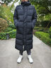安踏（ANTA）六度芯羽絨服丨四防長(cháng)款過(guò)膝連帽保暖加厚款外套男女冬季棉服棉衣 基礎黑-3 L (男175) 曬單實(shí)拍圖