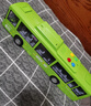 soumade公交車(chē)巴士玩具車(chē)仿真合金汽車(chē)模型超號客車(chē)大巴兒童生日禮物綠色 曬單實(shí)拍圖