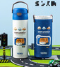 膳魔師（THERMOS）幼兒園小學(xué)生開(kāi)學(xué)316L不銹鋼吸管保溫杯學(xué)生兒童水杯500mL 藍 曬單實(shí)拍圖