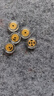 領(lǐng)豐金（LING FENG GOLD）黃金銅錢(qián)實(shí)心五帝錢(qián)幣9999足金投資金小克重生日節日禮物收藏儲值 事業(yè)嘉慶 1g 曬單實(shí)拍圖