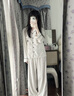 維多利亞的秘密 楊冪田曦薇同款 宅度假輕舒絨防靜電家居服長(cháng)袖長(cháng)褲睡衣套裝 34Y5椰果白 11273305 L 曬單實(shí)拍圖