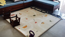 丸丫寶寶爬行墊嬰兒加厚家用爬爬墊xpe兒童整體墊1.8*2.0米2.5CM-田園 曬單實(shí)拍圖