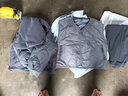迪士尼（Disney）男童秋冬棉服套裝2025新款1-9歲兒童馬甲三件套冬季加厚衣服外穿 灰色冬款加厚三件套 110 曬單實(shí)拍圖