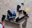 三模式M4手自一體兒童彈珠男孩玩具突擊步槍晶珠電動(dòng)連發(fā)專(zhuān)用軟彈槍 新款手動(dòng)M416-沙黑標配(85cm) 送4包彈+AWM+格洛克+紙靶 曬單實(shí)拍圖