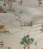 全棉時(shí)代嬰兒抱被秋冬加厚可脫膽純棉新生兒包被產(chǎn)房包巾 雀舞花園90cm 曬單實(shí)拍圖